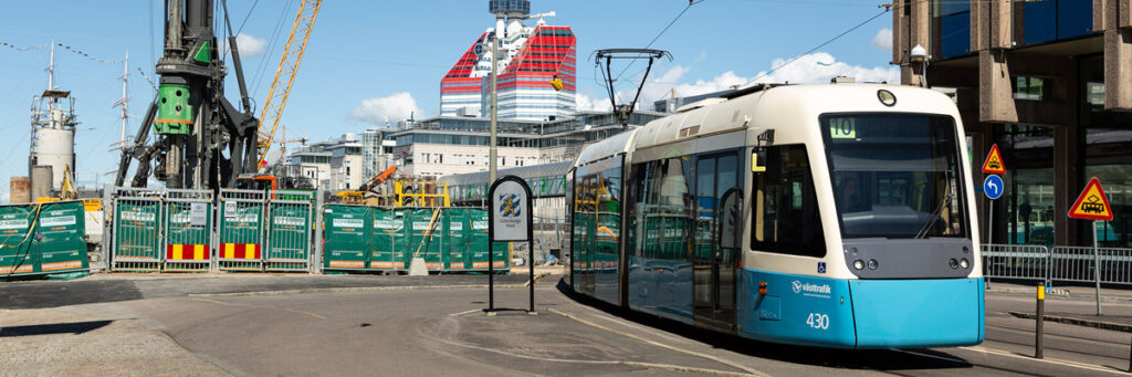 Kollektivtrafik och stadsbyggnad.